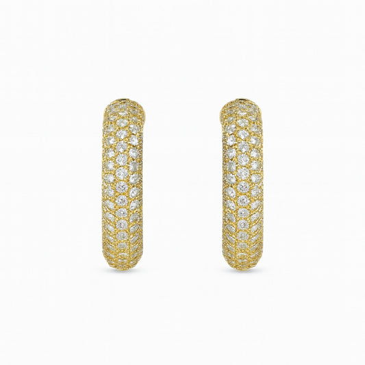 Aurora Pavé Hoops