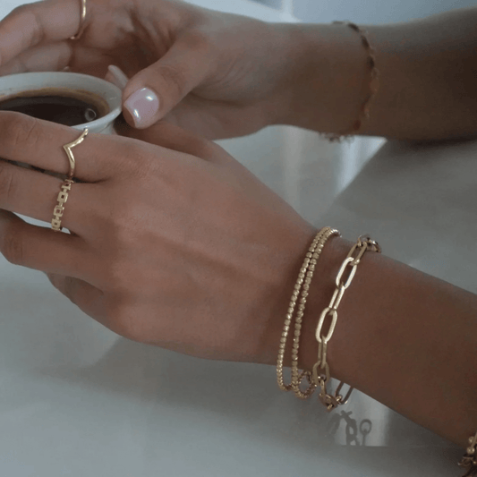 Gold Link Bracelet