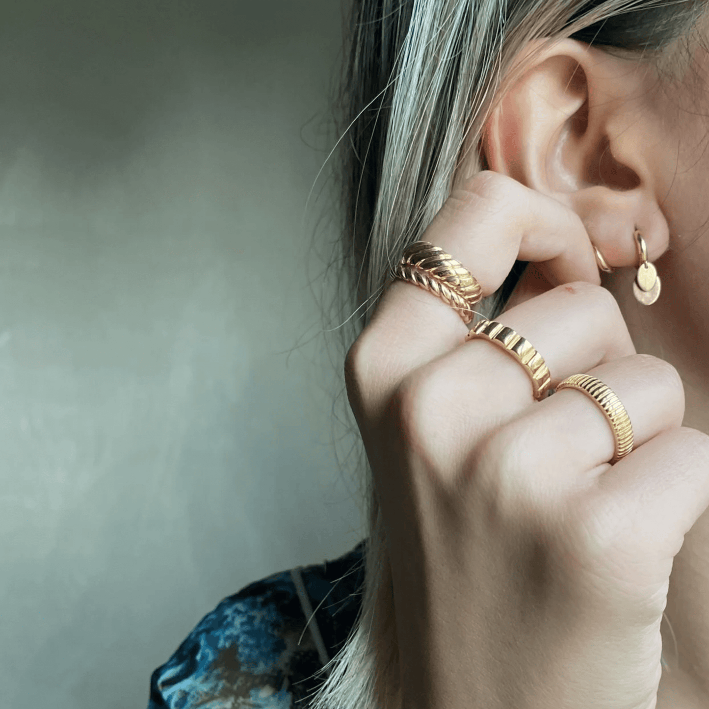 Bold Cable Ring