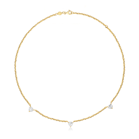 Triple Amour Necklace