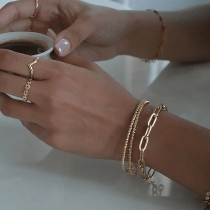 Gold Link Bracelet