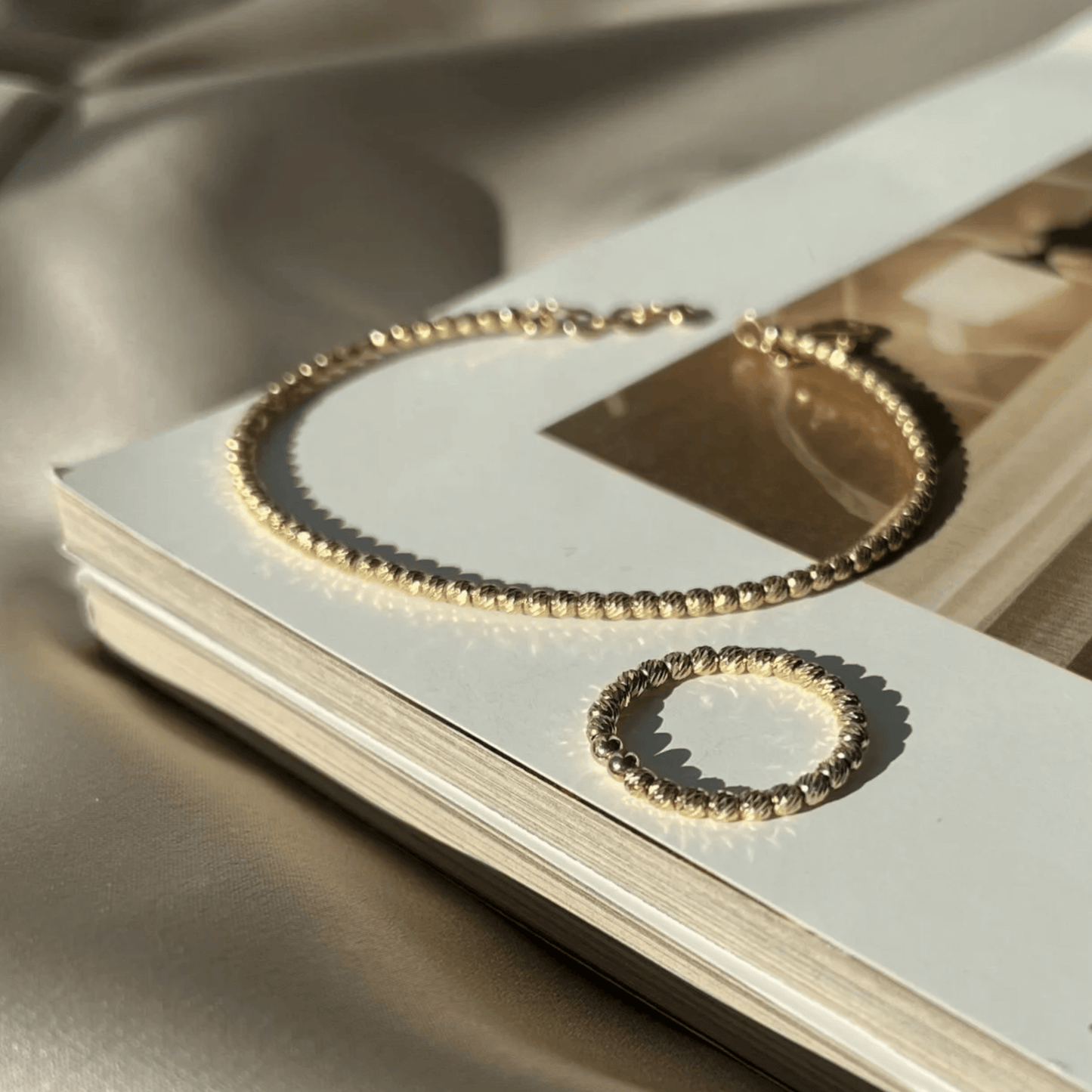 Stiff Beaded Bracelet