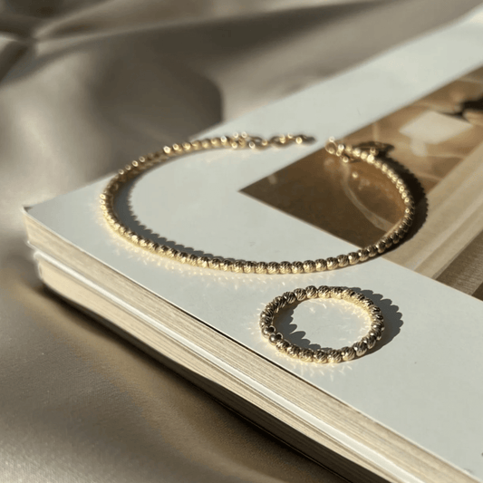 Stiff Beaded Bracelet