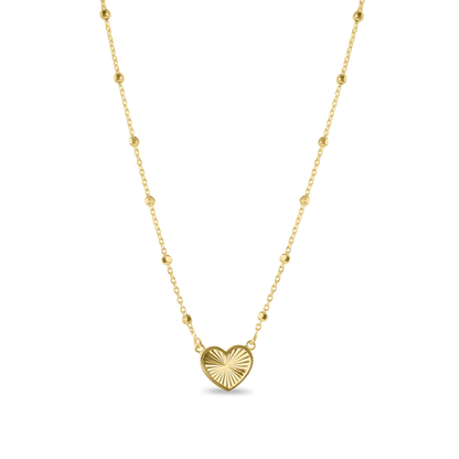 Halo Heart Necklace