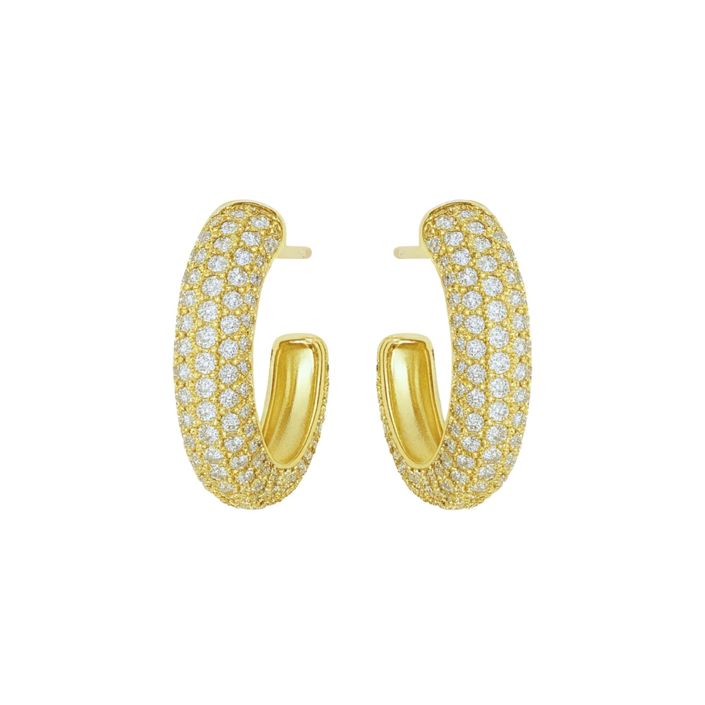 Aurora Pavé Hoops