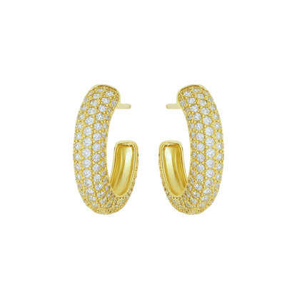 Aurora Pavé Hoops