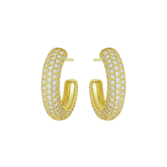 Aurora Pavé Hoops