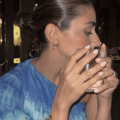 Ribbed Hoop Earrings